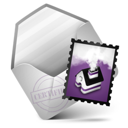 Mail Purple Icon 256x256 png